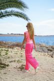 Letné nohavice™ MAMBO neon pink dámske